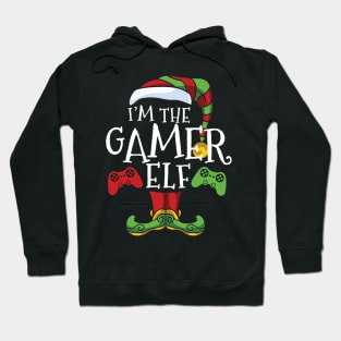 Gamer Elf Family Matching Christmas Holiday Group Gift Pajama Hoodie